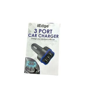 Iedge 3 Port Car Charger